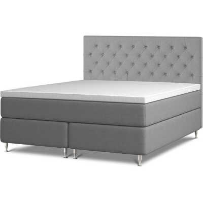 24SJU Midnatt Lyx Kontinentalsäng 180x200 Grå