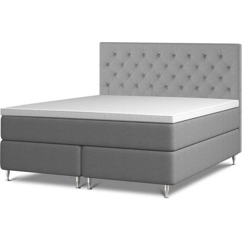 24SJU Midnatt Premium Kontinentalsäng 160x200 Grå