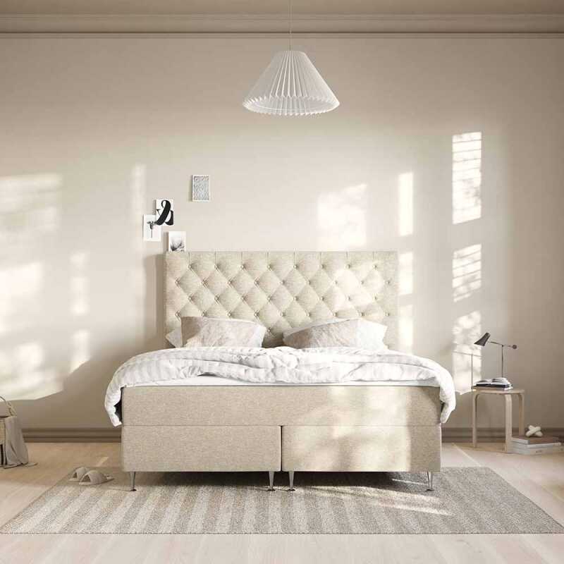 24SJU Skymning Lyx Kontinentalsäng 160x200 Beige