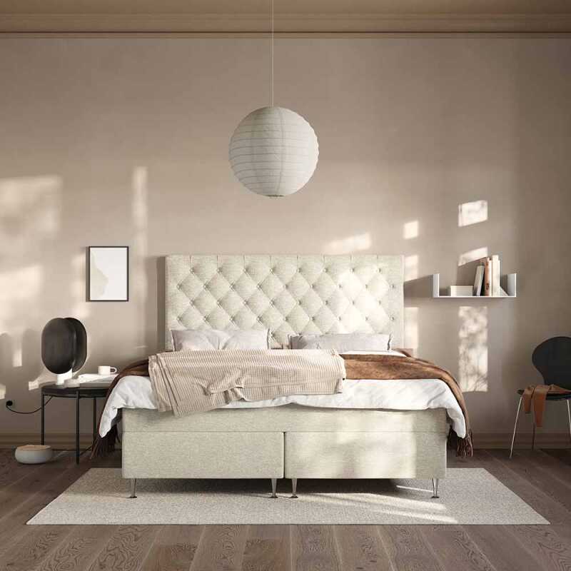 24SJU Skymning Premium Kontinentalsäng 180x200 Beige
