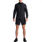 2XU Men's Aero Jacket Black/Silver Reflective