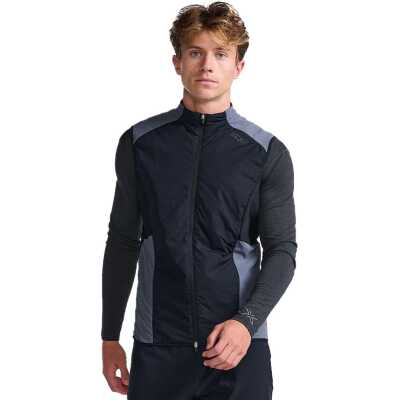 2XU Men's Light Speed Hybrid Vest Black/Turbulence