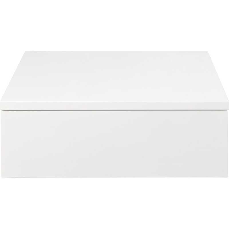 ACT NORDIC Avignon vägghängt sängbord, m. 1 låda - vit MDF ACT NORDIC Avignon vägghängt sängbord, m. 1 låda - vit MDF