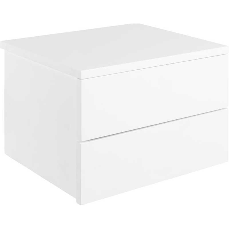 ACT NORDIC Avignon vägghängt sängbord, m. 2 lådor - vit MDF ACT NORDIC Avignon vägghängt sängbord, m. 2 lådor - vit MDF