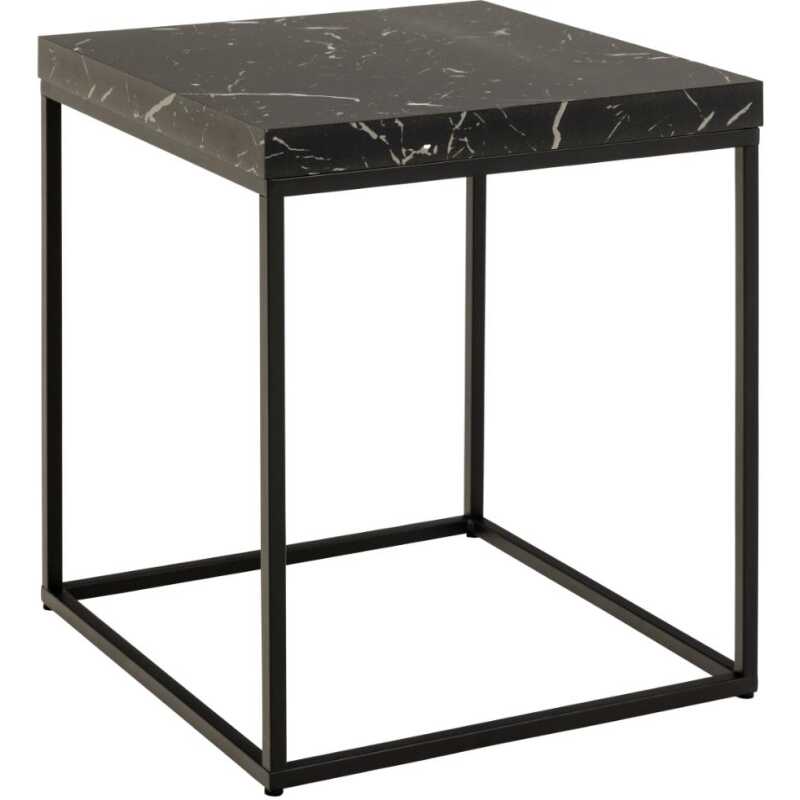ACT NORDIC Barossa soffbord, fyrkantigt - svart papper Marquina marmorlook och svart stål ACT NORDIC Barossa soffbord, fyrkantigt - svart papper Marquina marmorlook och svart stål