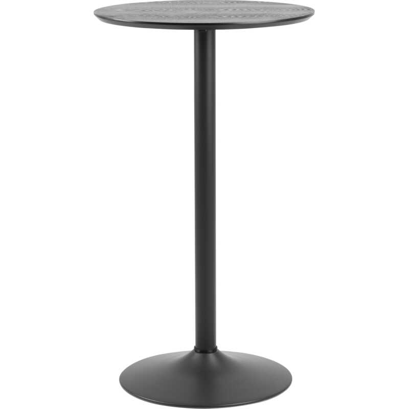 ACT NORDIC Ibiza Runt Barbord - Svart Askfanér och Metall