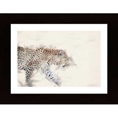 Abstract African Leopard Watercolor Art Poster