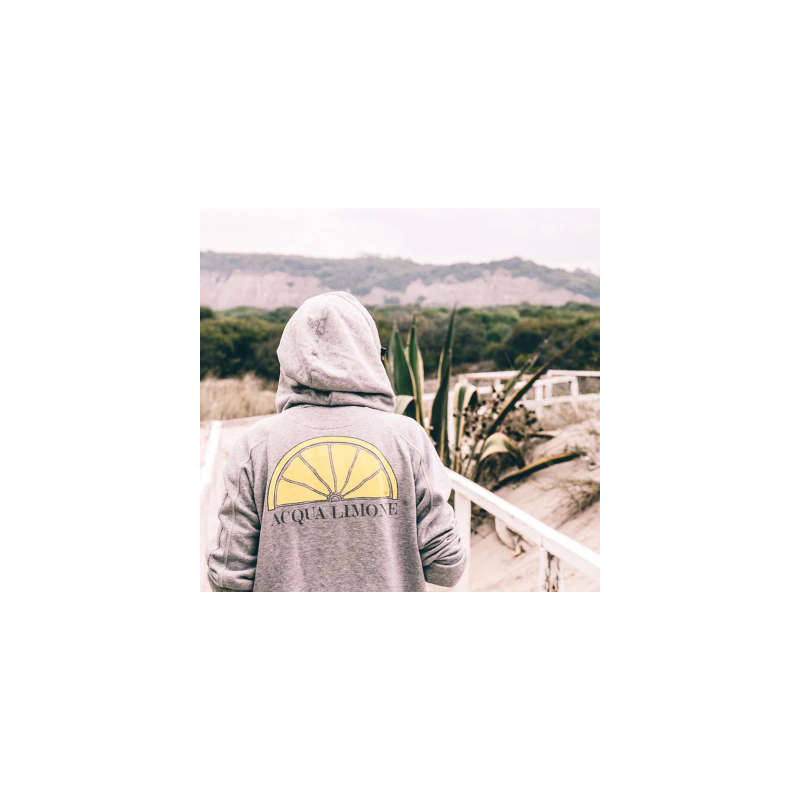 Acqua Limone Hood Jacket Print Unisex American grey Acqua Limone Hood Jacket Print Unisex American grey