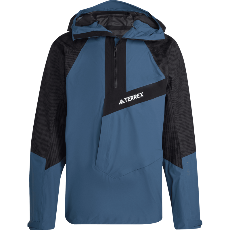 Adidas Men's TERREX Techrock RAIN.RDY Anorak Black/Wonste