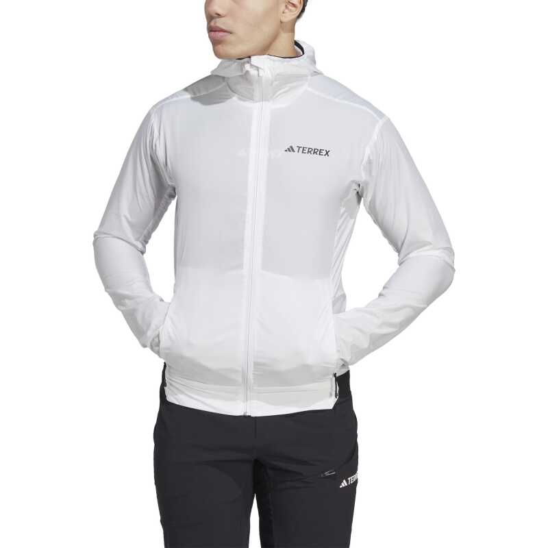 Adidas Men's Terrex Xperior Windweave Wind Jacket White Adidas Men's Terrex Xperior Windweave Wind Jacket White