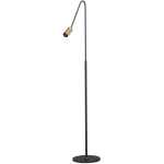 AntiDark Golvlampa Decor Floor F1 Svart/Mässing
