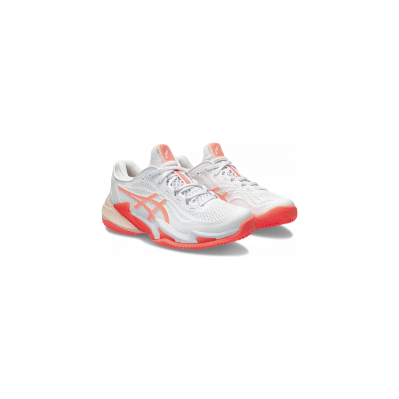 Asics Court FF 3 White/Coral CLAY/Padel Women - 2024