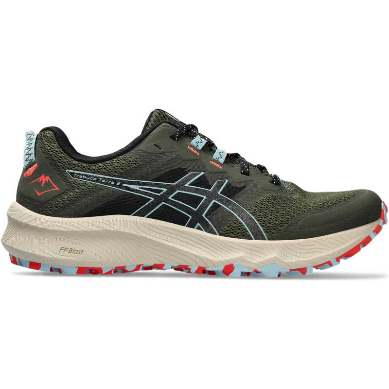 Asics Men's Trabuco Terra 2 Smog Green/Smoke Blue Asics Men's Trabuco Terra 2 Smog Green/Smoke Blue
