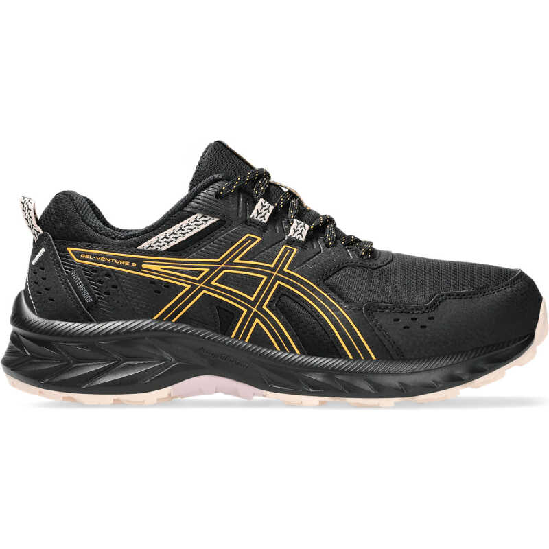 Asics Women's Gel-Venture 9 Waterproof Black/Stadium Orange Asics Women's Gel-Venture 9 Waterproof Black/Stadium Orange