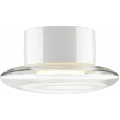 Aton Cairo Klarglas Vit IP44 Rak ⌀200mm