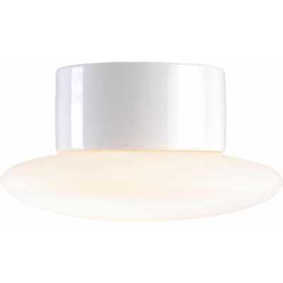 Aton Cairo Matt Opal Vit IP44 Rak ⌀200mm