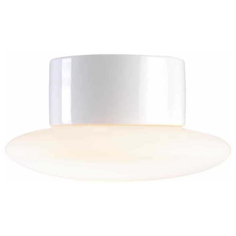Aton Cairo Matt Opal Vit IP44 Rak ⌀200mm Aton Cairo Matt Opal Vit IP44 Rak ⌀200mm