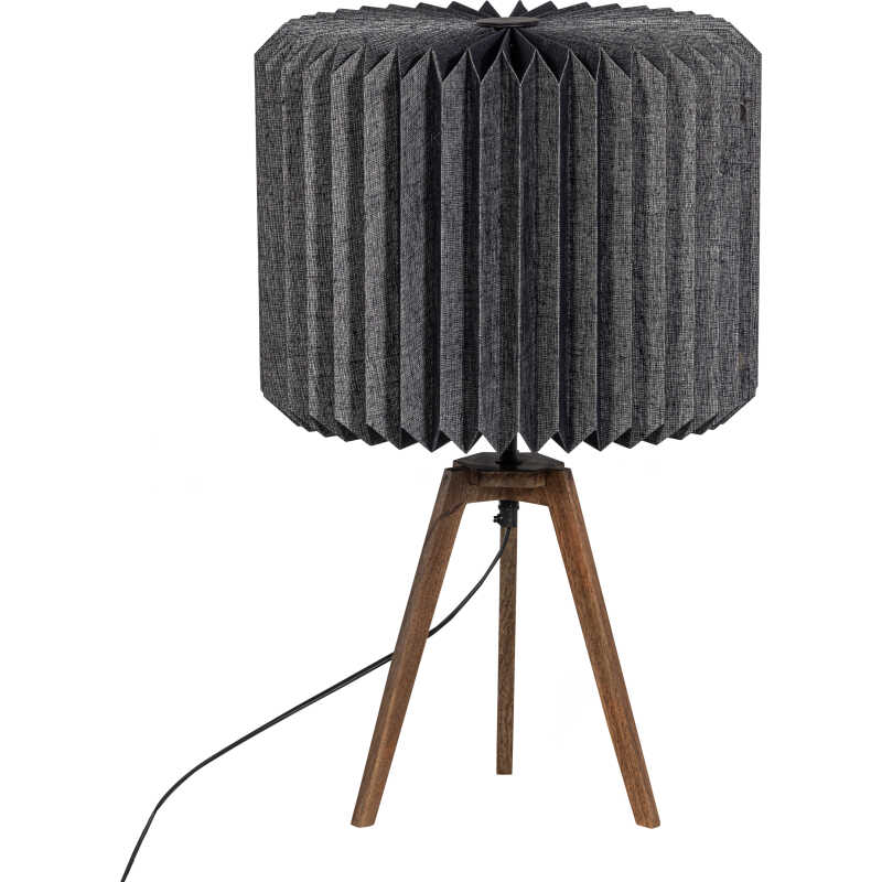BEPUREHOME Bones bordslampa - svart papper och natur BEPUREHOME Bones bordslampa - svart papper och natur
