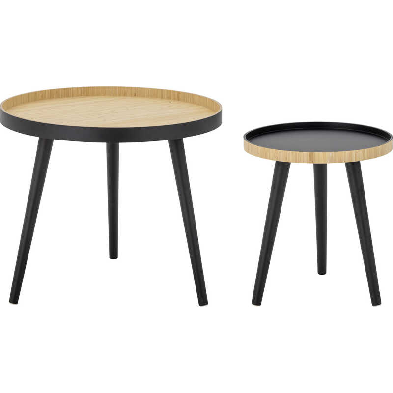 BLOOMINGVILLE Cappuccino soffbord, svart, bambu BLOOMINGVILLE Cappuccino soffbord, svart, bambu