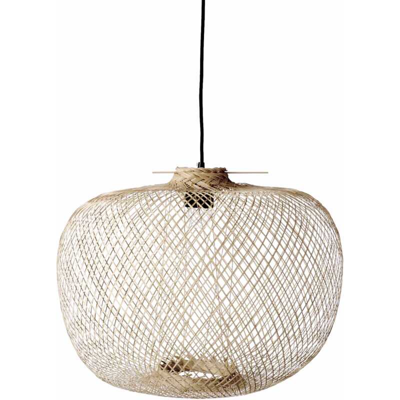 BLOOMINGVILLE Rodi taklampa, rund - naturlig bambu BLOOMINGVILLE Rodi taklampa, rund - naturlig bambu