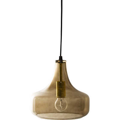 BLOOMINGVILLE Yuser Pendel, Brun, Glas, D25,5xH23 cm