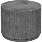 BROSTE COPENHAGEN Runt Rillo Soffbord - Grå Fibercement