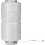 BROSTE William bordslampa - vitt rispapper