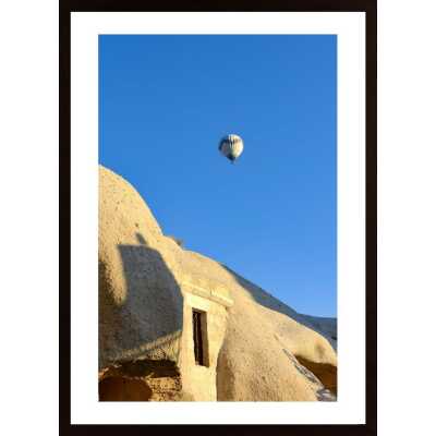 Balloon Over The Town Poster