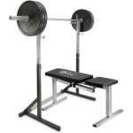 Bänk, Ställning & Bumperset 80 kg, JTC Power