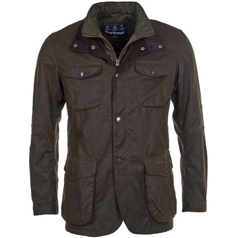 Barbour Men's Ogston Waxed Jacket Olive