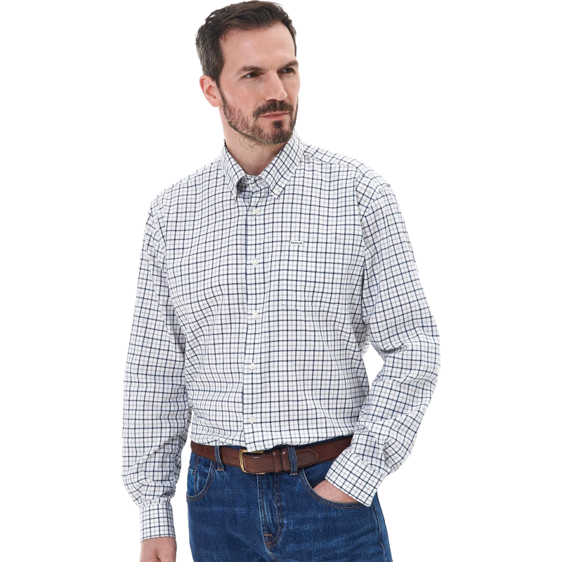 Barbour Men's Preston Regular Shirt Olive/Forest Mist Barbour Men's Preston Regular Shirt Olive/Forest Mist