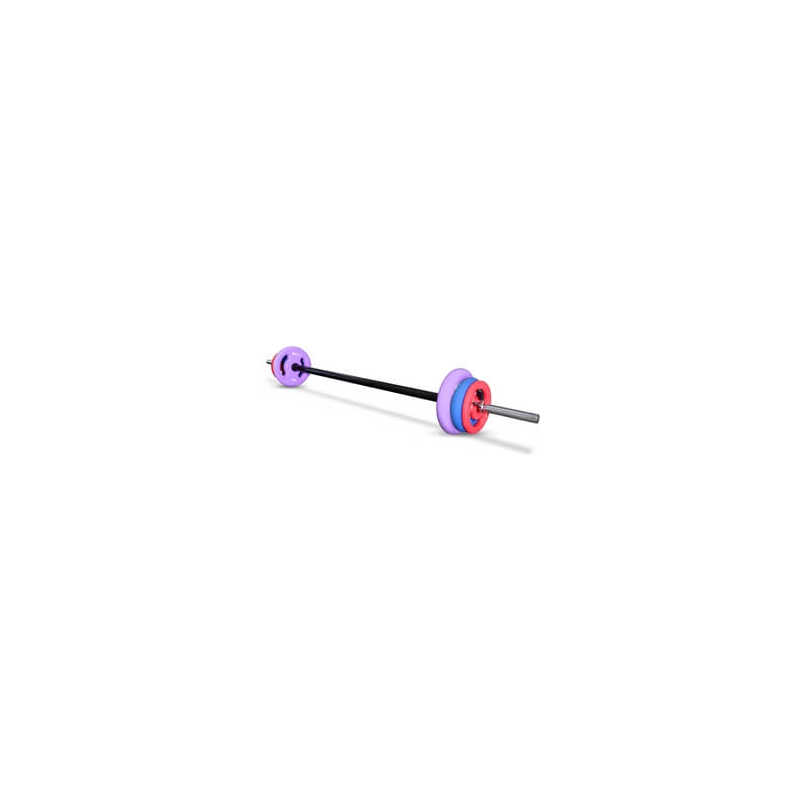 Barpump set 19,5kg, gummistång, JTC Fitness Barpump set 19,5kg, gummistång, JTC Fitness
