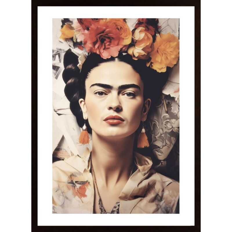 Beauty Frida Face Poster Beauty Frida Face Poster