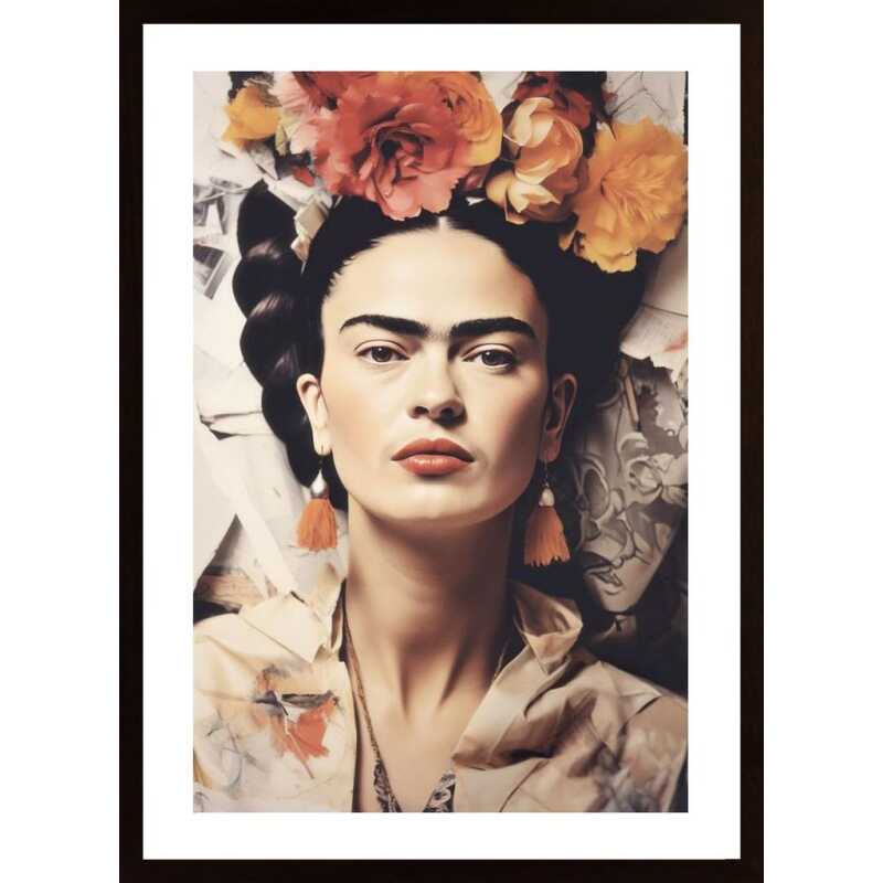 Beauty Frida Face Poster Beauty Frida Face Poster