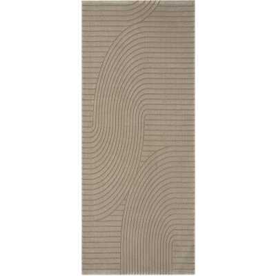 Bella Spin Mörkbeige 80x150 cm Wiltonmatta