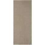 Bella Spin Mörkbeige 80x300 cm Wiltonmatta