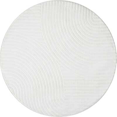 Bella Spin Offwhite Rund 200 cm Wiltonmatta