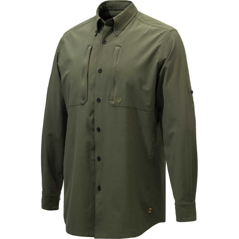 Beretta Men's Plain Lightweight Shirt Green Moss