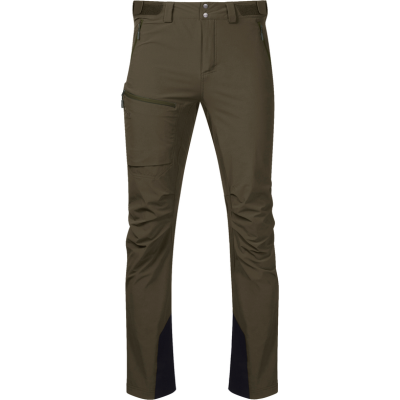 Bergans Men's Breheimen Softshell Pants Dark Green Mud