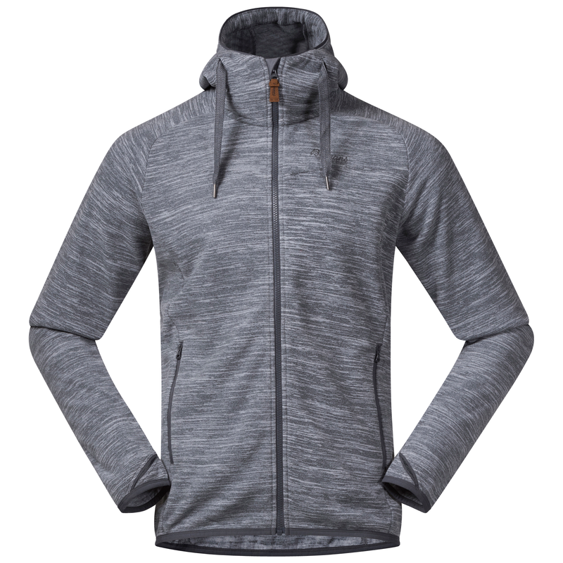 Bergans Men's Hareid Fleece Jacket Aluminium Bergans Men's Hareid Fleece Jacket Aluminium
