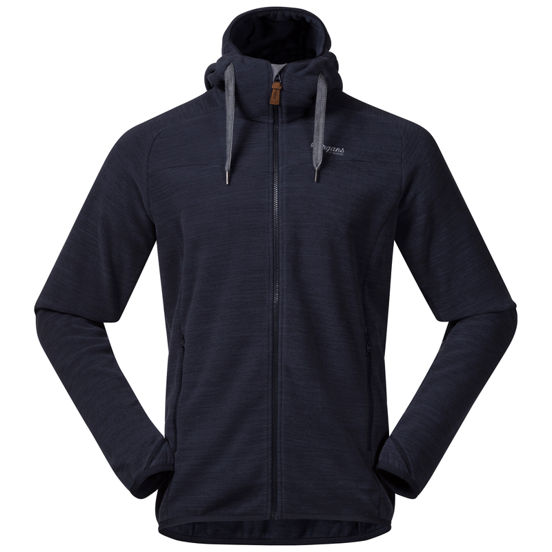 Bergans Men's Hareid Fleece Jacket Dark Navy Bergans Men's Hareid Fleece Jacket Dark Navy