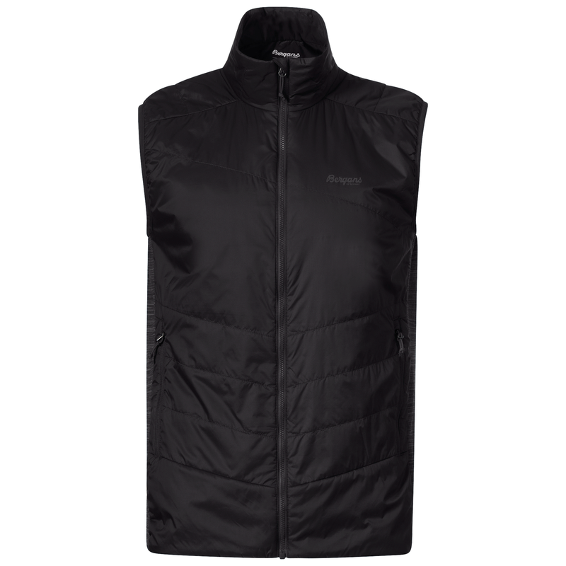 Bergans Men's Rabot Insulated Hybrid Vest Black/Solid Charcoal Bergans Men's Rabot Insulated Hybrid Vest Black/Solid Charcoal