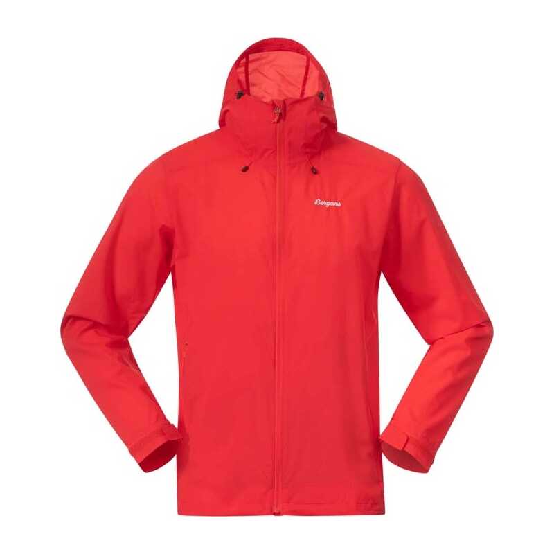 Bergans Men's Rabot Windbreaker Jacket Fire Red