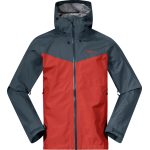 Bergans Men's Skarlight 3L Shell Jacket Dark Brick/Orion Blue
