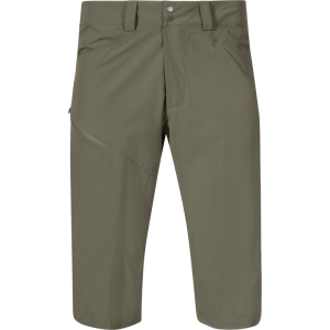 Bergans Men's Vandre Light Softshell Long Shorts Green mud