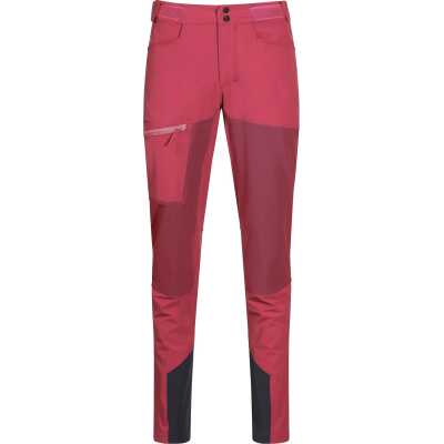Bergans Women's Cecilie Mountain Softshell Pants Creamy Rouge/Dark Creamy Rouge