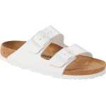 Birkenstock Women's Arizona Natural Leather Narrow White