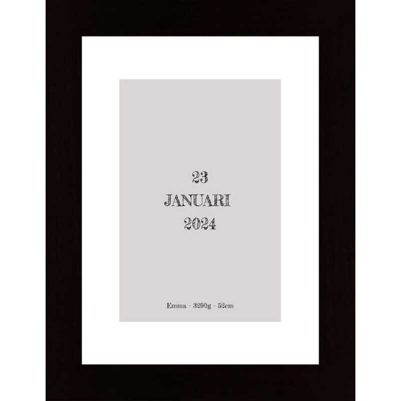 Birth Poster (Grey ) Poster Birth Poster (Grey ) Poster