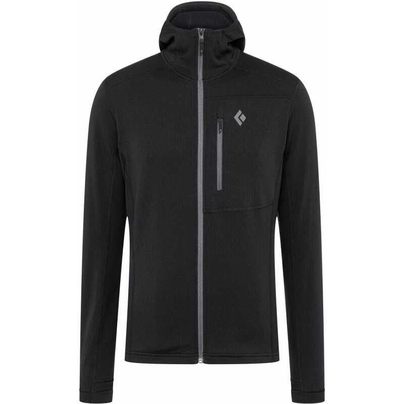 Black Diamond Men's Coefficient Fleece Hoody Granite Black Diamond Men's Coefficient Fleece Hoody Granite