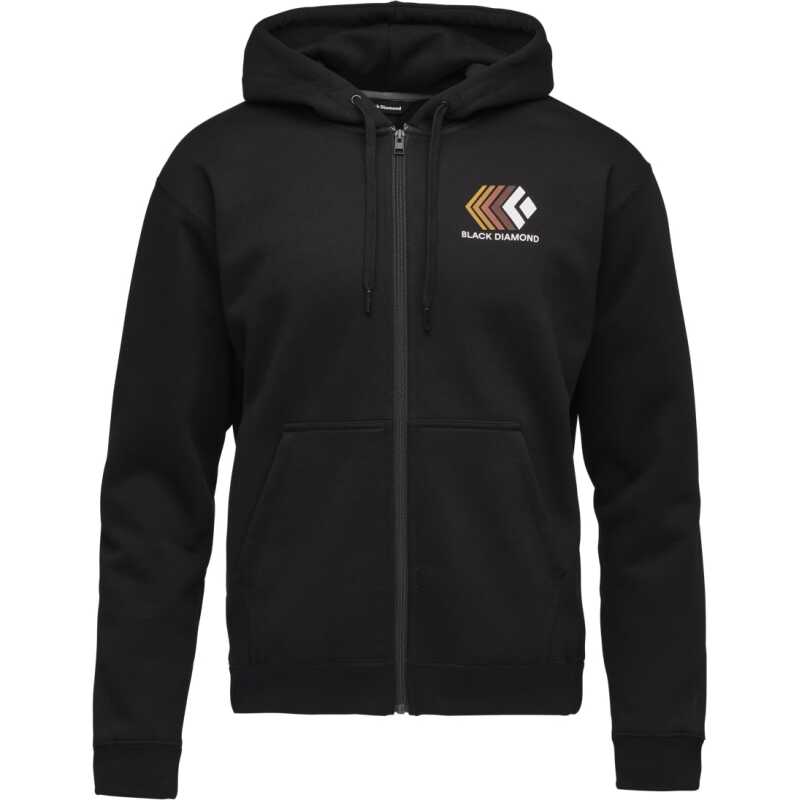 Black Diamond Men's Faded Full Zip Hoody Black Black Diamond Men's Faded Full Zip Hoody Black